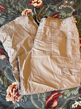 Mauve Gray Utility Cargo Pants